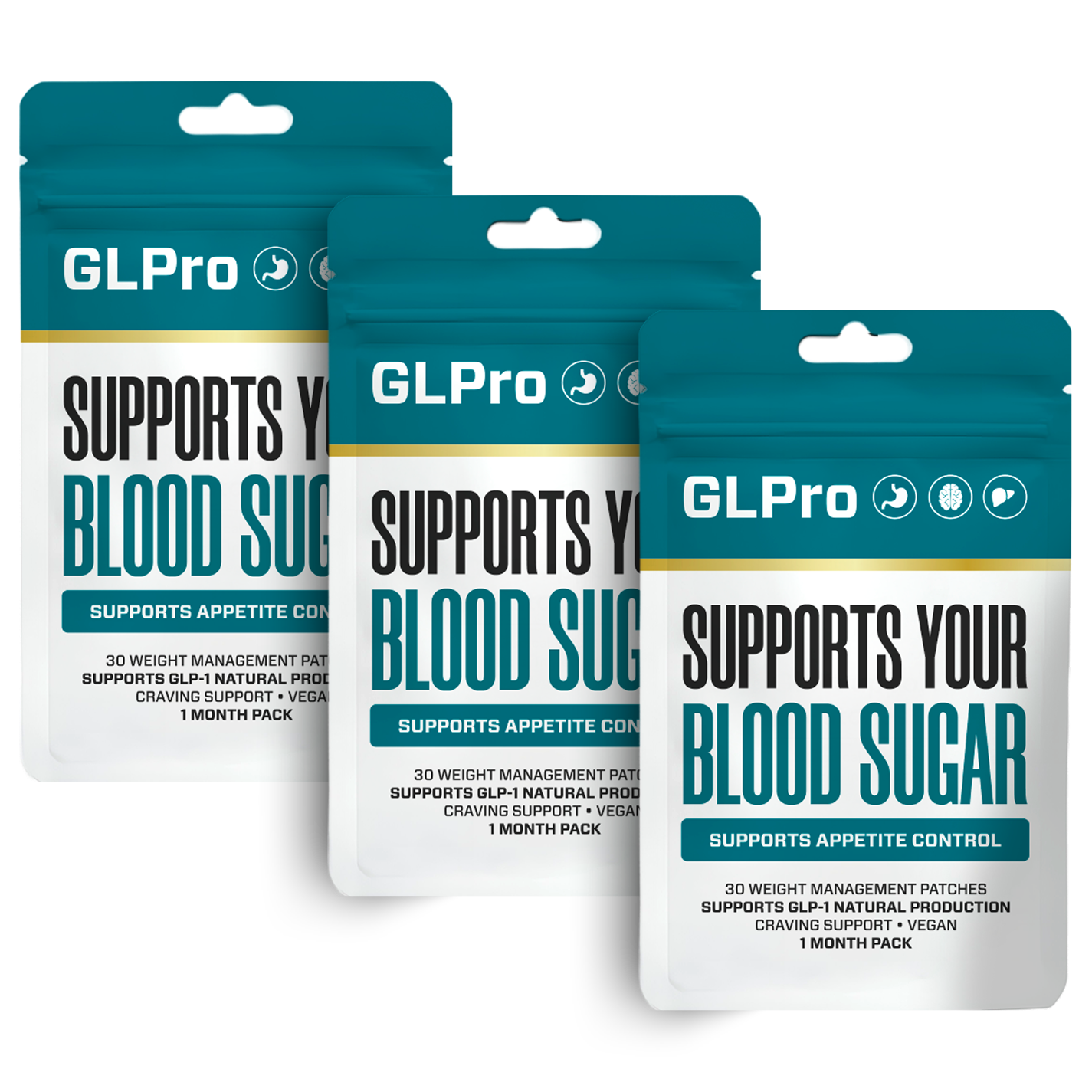 GLPro Patch 3 Pack 90 Days